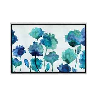 iCanvas "Aqua Blossom" by Vanessa Austin Framed - Bed Bath & Beyond